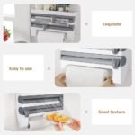 4-in-1 Wall-Mounted Paper Dispenser – Foil, Film & Towel Rack - صورة 5