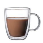 Double Wall Borosilicate Glass Mug – Heat-Resistant Coffee & Tea Cup