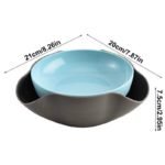 Stylish Double Layer Snack Storage Bowl Nut & Shell Dish - صورة 6