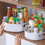 360°Rotating Storage Trays Kitchen Organizer. - Image 6