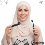 Black Travel Folding Toothbrush - صورة 3