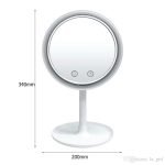 3 IN 1 LED Fan Mirror with 5X Magnifier LED - Image 2