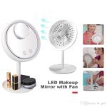 3 IN 1 LED Fan Mirror with 5X Magnifier LED - Image 5