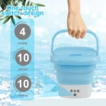 Foldable Traveler Mini Washing Machine - صورة 3