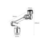 Universal Faucet Extender 1080° Rotatable – Splash-Proof Tap Aerator & Water-Saving Nozzle - Image 7