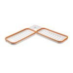 Wall Mount Bathroom Rack – 180° Rotatable Corner Storage Shelf