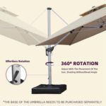 Patio Umbrella Outdoor Square - صورة 4