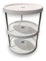 Rotating Storage Rack Shelves Kitchen Organizer - صورة 5