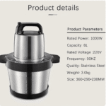 Multifunction Meat Grinder Machine Chopper - صورة 9