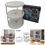 Rotating Storage Rack Shelves Kitchen Organizer - صورة 7