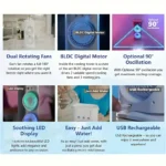 Mini Air Cooler Spray Fan - صورة 7