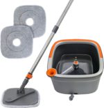 Flat Mop and Buckets Set