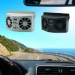 Car Solar Air Circulator Exhaust Fan - صورة 4
