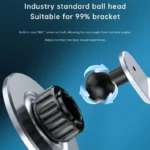 17mm 6-Claw Dashboard Panel Base Phone Bracket for Tesla Model 3 Model Y 360 Degree Rotation 4.0-7.2 inch Mobile Phone Holder - صورة 3