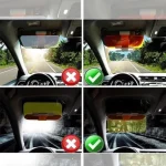 Car Anti Glare Visor for Day and Night - صورة 7