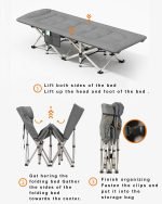 Folding Camping Bed - Image 11