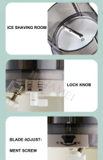 ELECTRICAL PORTABLE ICE CRUSHER - صورة 7