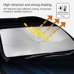 Car Windshield Sunshade Umbrella U1 - صورة 2