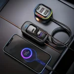Car Super Fast charger 6-in-1 Multi Port USB - صورة 9