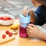 Mini Juicer with handle & straw - صورة 2