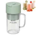 Mini Juicer with handle & straw - صورة 9