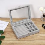 Jewelry Velvet Storage Box Drawer - صورة 12