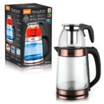 double glass electric kettle