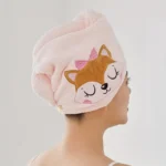 Hair Dryer Cap fox pink