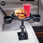 Universal Car Cup Holder Tray Adjustable Car Tray Table Mobile Phone Holder Mount 360° Swivel Arm Food Table Vehicle Accessories - صورة 3