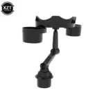 Universal Car Cup Holder Tray Adjustable Car Tray Table Mobile Phone Holder Mount 360° Swivel Arm Food Table Vehicle Accessories - صورة 6