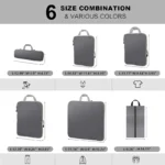 Travel Storage Bag Organizer Set - صورة 3