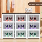 Folding Transparent Plastic Shoes Storage - Image 5