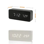 Wooden Digital Alarm Clock - Image 6