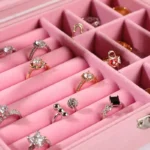 Jewelry Velvet Storage Box Drawer - صورة 4