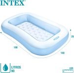 Rectangular Baby Pool with Soft Inflatable Floor - Image 3