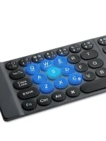Rechargeable Full Size Ultra Slim Folding Keyboard - صورة 5