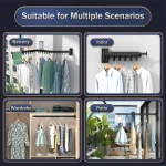 Retractable Cloth Drying Rack - صورة 5