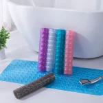 40X100CM Sanitary Spacing Water Mat Home Bathroom Anti-slip Mat Shower Bathtub Toilet Bath Room Anti-fall Mat Bath Mat - صورة 4