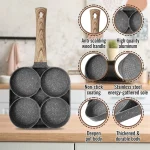 4hole Omelet Pan Frying Pot - صورة 4