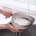 Rice Washing Drain Basket - صورة 4