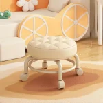 Mini Rolling Leather RoundSeat