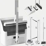 Brush Dustpan Set Heavy-Duty - صورة 6