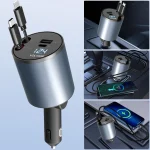 Fast Car Retractable Car Charger - صورة 6