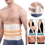 Men Slimming Body Shaper Waist Trainer Trimmer Belt Corset For Abdomen Belly Shapers Tummy Control Fitness Compression Shapewear - صورة 3