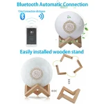 Lamp Koran  Azan Wireless Speaker Sound - صورة 5