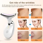 Neck Face Lifting Massager EMS Skin Tighten Device - صورة 6