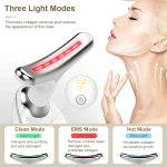 Neck Face Lifting Massager EMS Skin Tighten Device - صورة 4