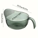 Rice Washing Drain Basket - صورة 6