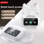 Smart Headphones with LCD Touch Screen Charging Box - Image 2