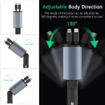 Fast Car Retractable Car Charger - صورة 4